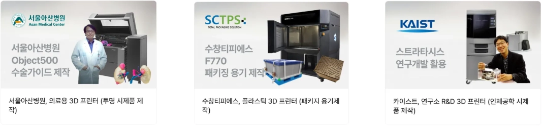 3D 프린팅 실제 적용 사례